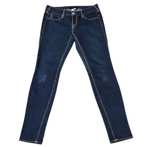 True Religion Women's Skinny Jeans - Dark Blue
